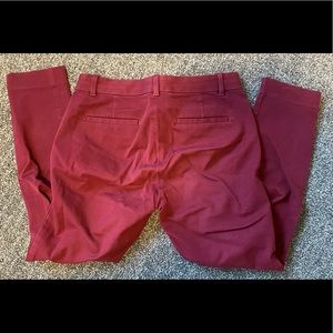Gap burgundy chinos